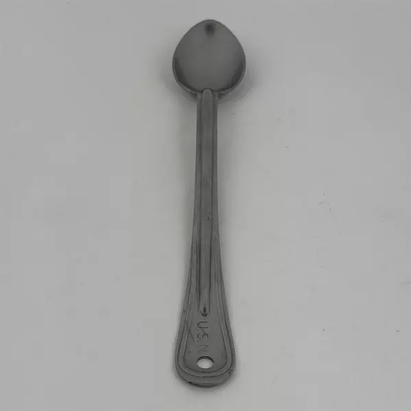 Vintage Serving Spoon U.S.N. United States Navy Military Mess Hall 15"