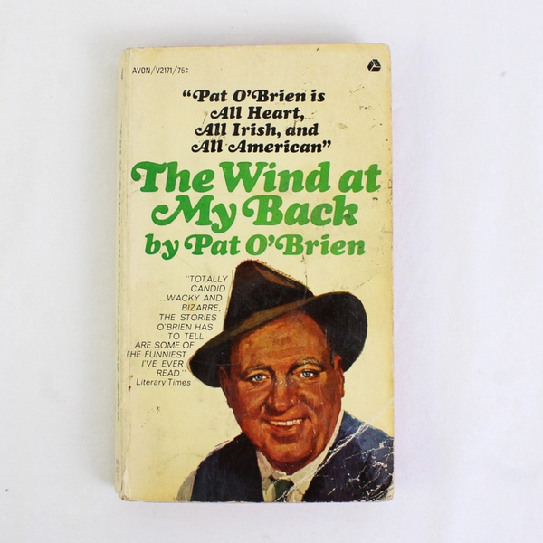 The Wind at My Back by Pat O'Brien 1967 Paperback Autobiography 