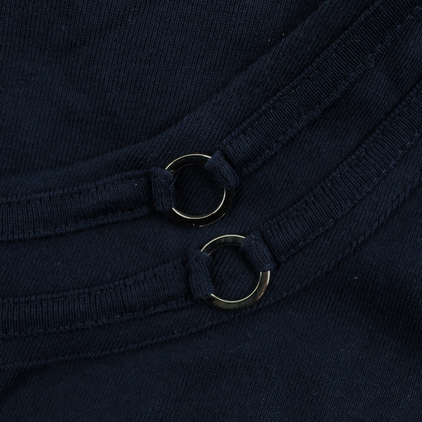 NWT Karen Scott Sport Navy Blue 3/4-Sleeve Shirt Dress Women's Size XL