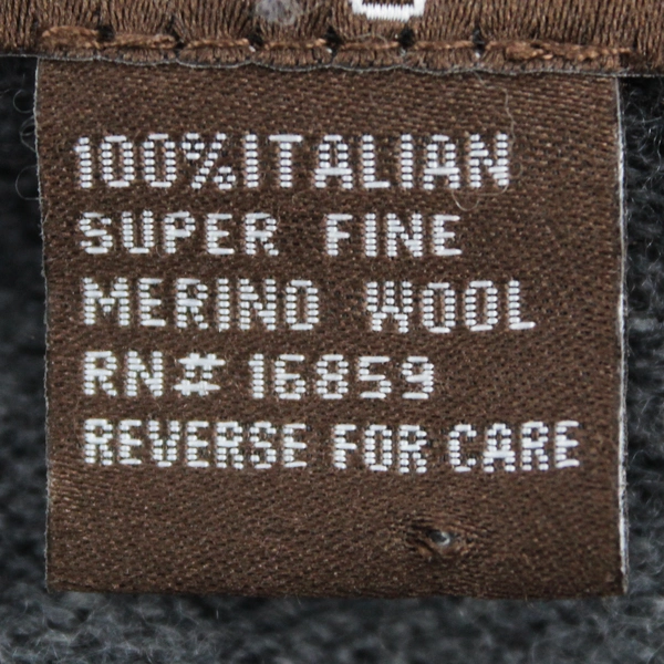 J. McLaughlin Gray Merino Wool Shawl Neck Buckled Cardigan Women's XL