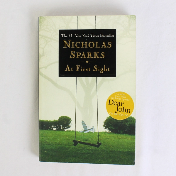 At First Sight by Nicholas Sparks 2006 Paperback Good Condition