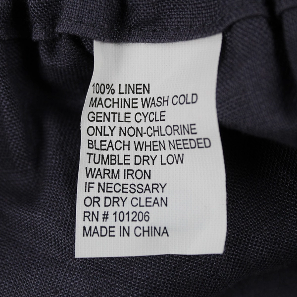 Soft Surroundings Gray 100% Linen Wide-Leg Pants Women's Size 16 FLAWED