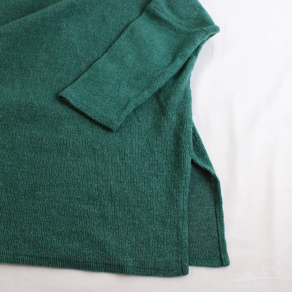 Cherish Emerald Green Knit Turtleneck Sweater Women's Size XL