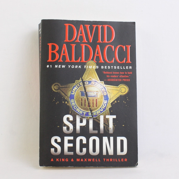 Split Second by David Baldacci A King & Maxwell Thriller 2021 Paperback Good