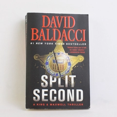 Split Second by David Baldacci A King & Maxwell Thriller 2021 Paperback Good