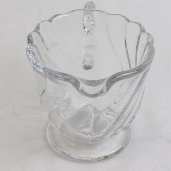 Fostoria Colony Pattern Clear Glass Creamer Without Sugar Bowl 3.25" Tall