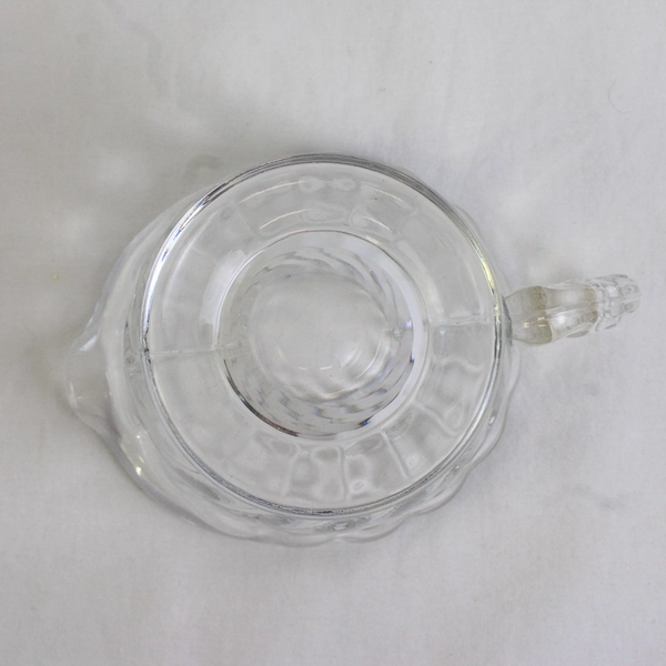 Fostoria Colony Pattern Clear Glass Creamer Without Sugar Bowl 3.25" Tall
