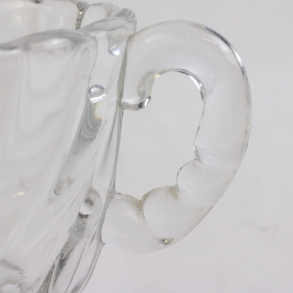 Fostoria Colony Pattern Clear Glass Creamer Without Sugar Bowl 3.25" Tall