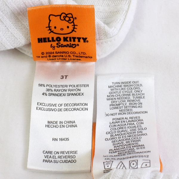 2 Pc Hello Kitty Halloween Pajama Lounge Set Size 3T