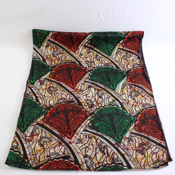 African Wax Print Style Multicolor Table Runner 19" x 46"