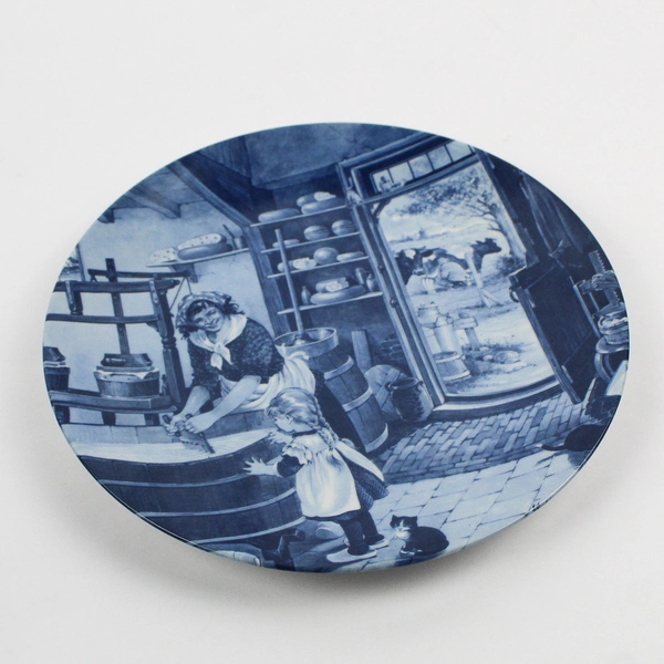 Ter Steege Bv Delft Blauw Blue/White Decorative Plate 9.5" Diameter