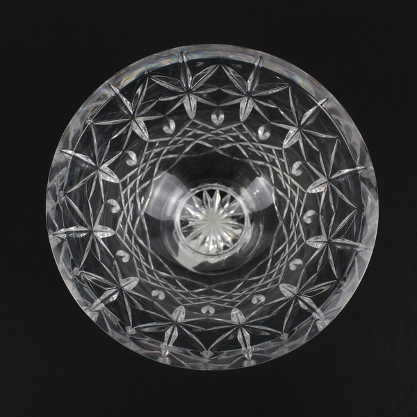 Waterford Crystal Balmoral Pattern 6" Round Bowl Footed Clear