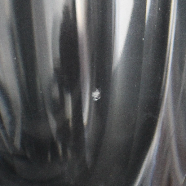 Orrefors Small Clear Crystal Vase 4" Tall Swedish Glasswork Scandinavian Signed