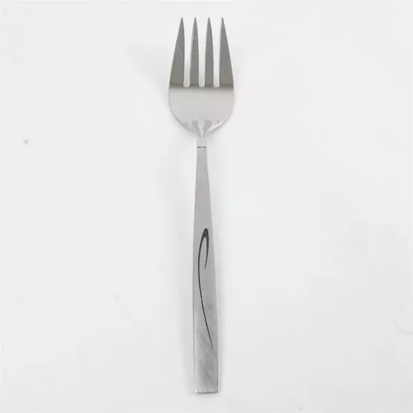 Set of 4 Oneida Flight Community Medium Solid Cold Meat Serving Forks 8.5"