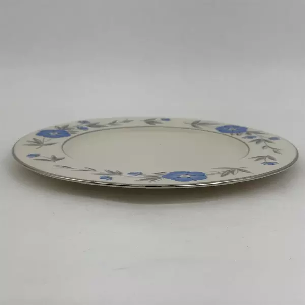 Castleton Studios Hand Painted Beatrice Blue Flower Dinner Plate 