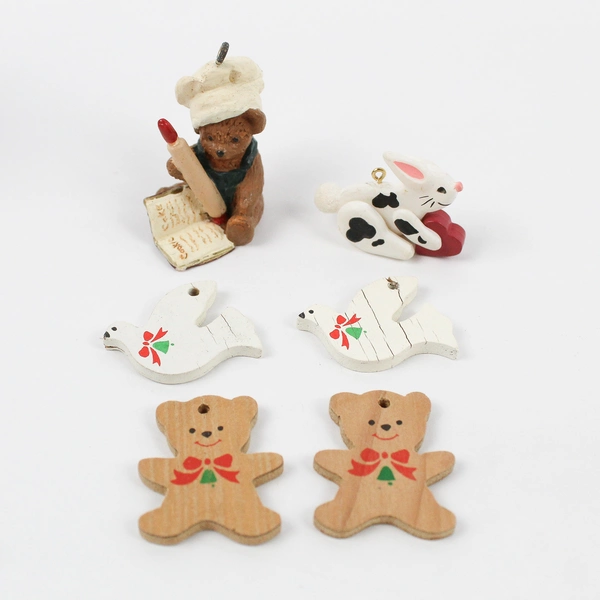 Lot of 13 Vintage Hallmark Holiday Ornaments 1980's-2000's