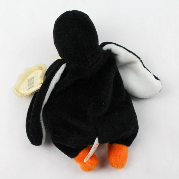 1995 Ty Beanie Babies Waddle the Penguin with Tags Plush Toy Style 4075