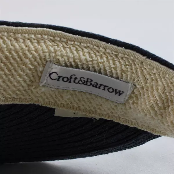 Croft & Barrow Women's Blue Adjustable Sun Visor Hat Outdoor Cap