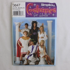 Simplicity Andrea Schewe 3647 Costumes For Adults Women/Men A (XS, S, M, L, XL)