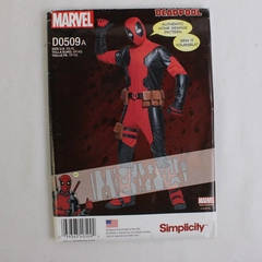 Simplicity Marvel D0509 Deadpool Costume Mens Size A (XS, S, M, L, XL) 2016