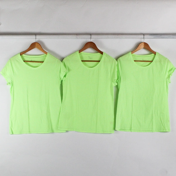 Lot of 3 No Boundaries Junior's XL (15-17) Neon Green T-shirts