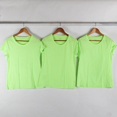 Lot of 3 No Boundaries Junior's XL (15-17) Neon Green T-shirts