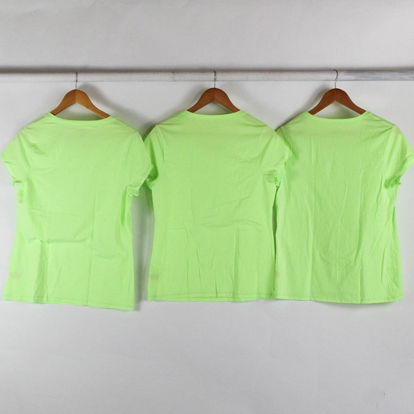 Lot of 3 No Boundaries Junior's XL (15-17) Neon Green T-shirts
