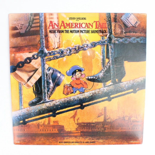 An American Tail Vinyl Record MCA 39096 James Horner and S. Spielberg 1986