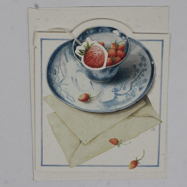 Vintage 1999 Hallmark Marjolein Bastin Thank You Card with Envelope