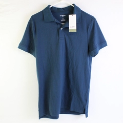 Goodfellow & Co Solid Blue Short Sleeve Collared Polo Shirt Men's Size S