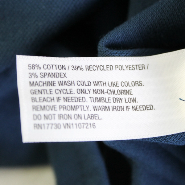 Goodfellow & Co Solid Blue Short Sleeve Collared Polo Shirt Men's Size S