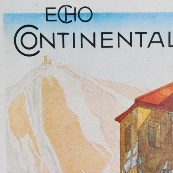 Echo Continental 1932 Automobile Magazine Cover Poster Reprint Vintage Wall Art