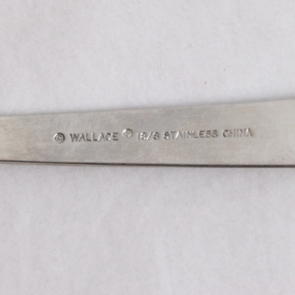 Wallace Silver Manhattan Pattern Butter Knife 18/8 Stainless 6.75" Rare Find