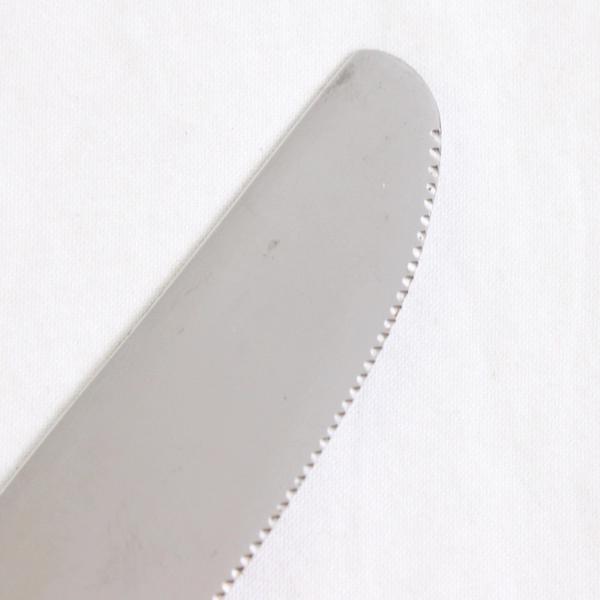 3 Wallace Silver Regal Pearl Gold Accent Front/Back Dinner Knives 8.75" New 