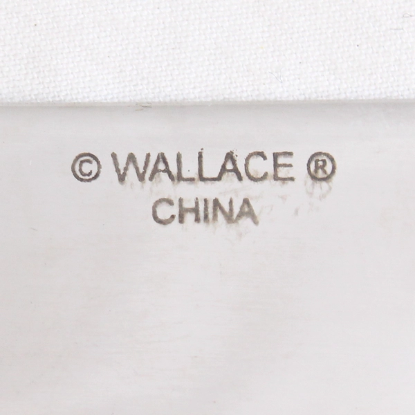 3 Wallace Silver Regal Pearl Gold Accent Front/Back Dinner Knives 8.75" New 