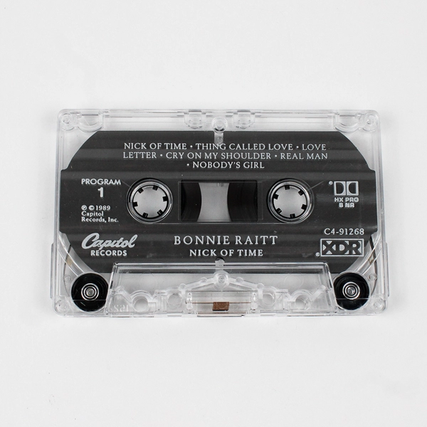 Bonnie Raitt Nick of Time Cassette Tape, C4-91268, 1989