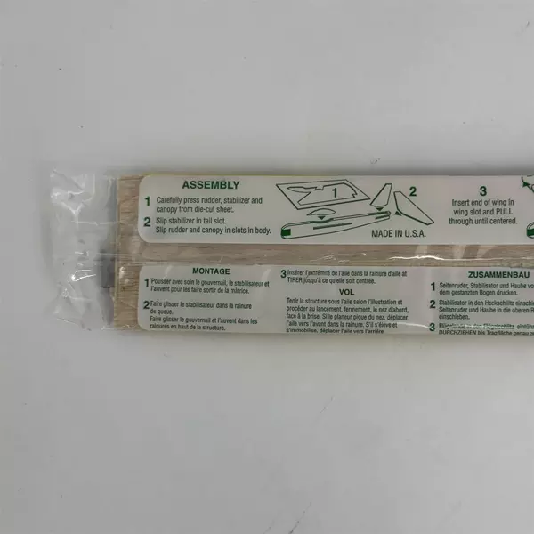 Vintage Rare Guillow's Jet Fire Glider Easy To Fly No. 30 