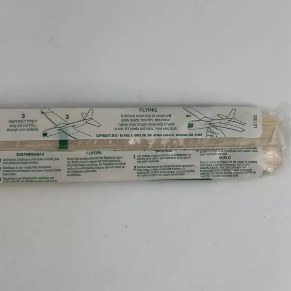 Vintage Rare Guillow's Jet Fire Glider Easy To Fly No. 30 