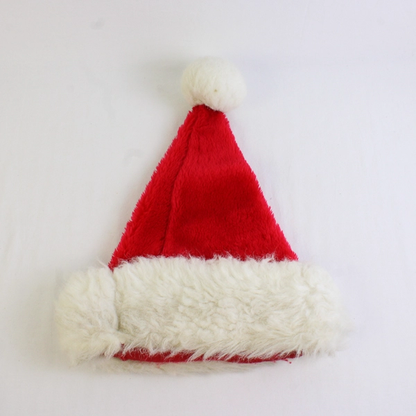 Lot of 3 Santa Hats Holiday Accessories Red White Fuzzy Arts & Crafts Décor