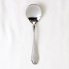 Wallace Silver Shellbrook Pattern Sugar Spoon 6 Inches Long 18/8 Stainless Good