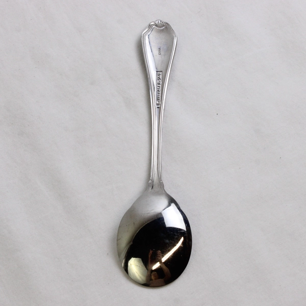 Wallace Silver Shellbrook Pattern Sugar Spoon 6 Inches Long 18/8 Stainless Good