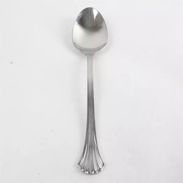 Set of 6 Oneida Saratoga Stainless Flatware 7.25" Dinner Spoons Flatware