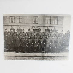Vintage Reprint Victorian Era British Police Bobby Group Photo
