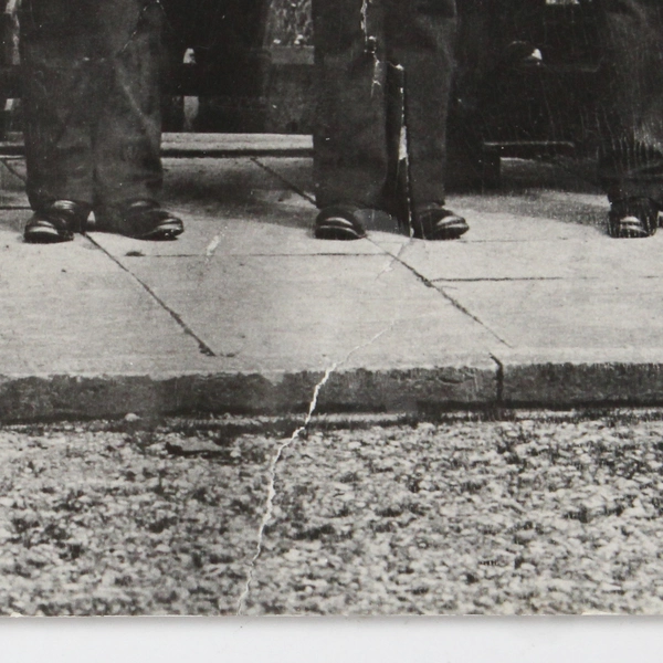 Vintage Reprint Victorian Era British Police Bobby Group Photo