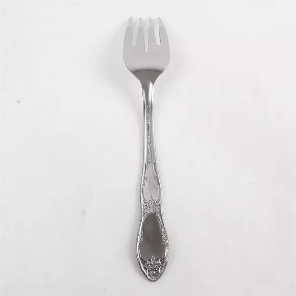 Set of 8 Oneida Fenway Salad Forks 6.25" Stainless Vintage 