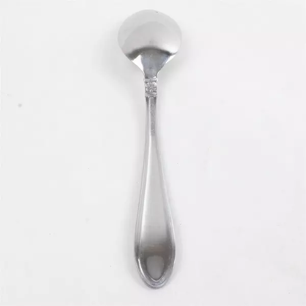 Set of 13 Oneida Memphis Oval Place Soup Spoons Stainless 6.25"
