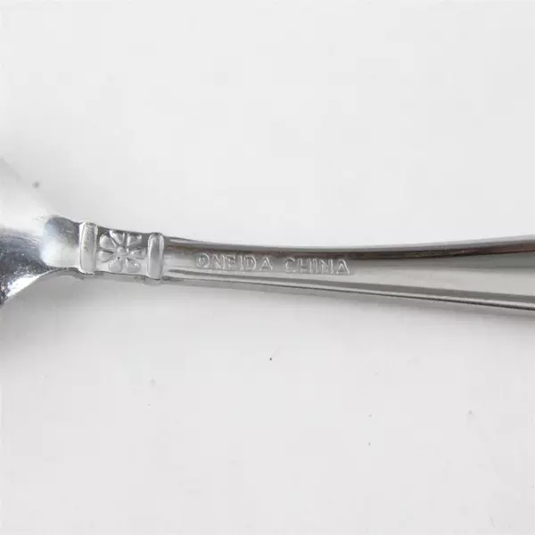 Set of 13 Oneida Memphis Oval Place Soup Spoons Stainless 6.25"