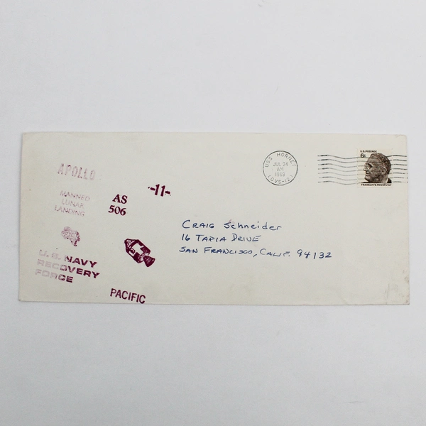 Lot Of 2 Apollo 11 Navy Recovery Pacific Jul 24 1969 USS Hornet Space Covers 