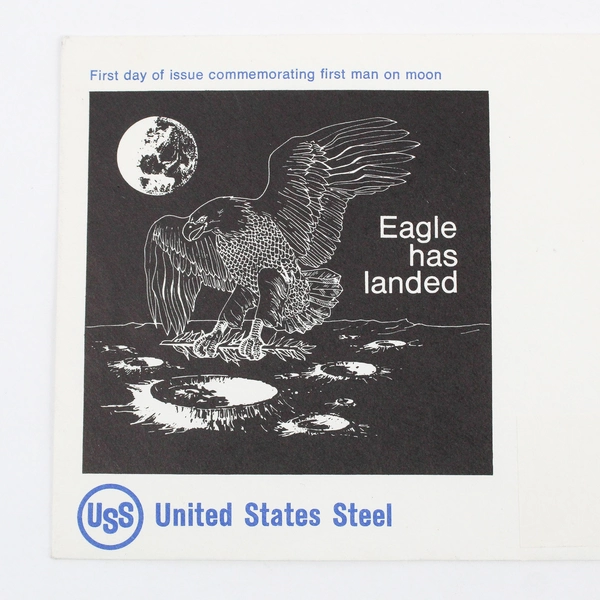 1969 Moon Landing Eagle Has Landed US Steel First Day Cover Stamp