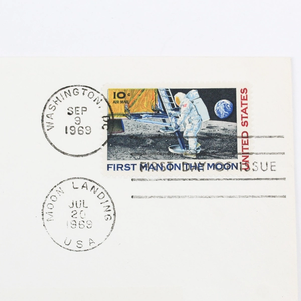 1969 Moon Landing Eagle Has Landed US Steel First Day Cover Stamp